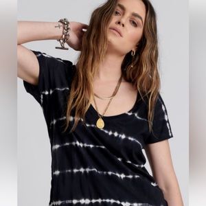 One teaspoon resonance satin tie dye tee